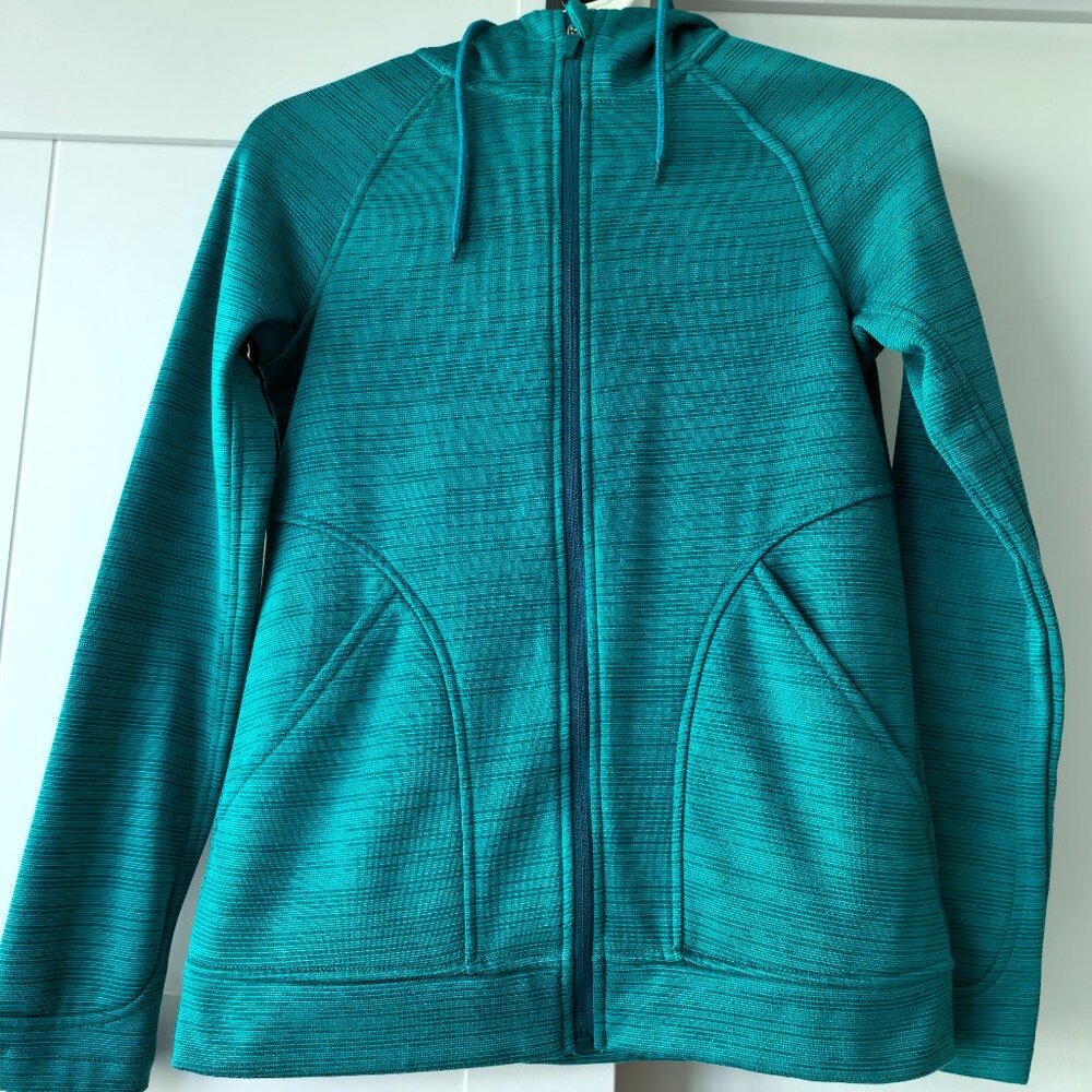 Zakti Activewear Women’s Full-Zip Hoodie – Teal